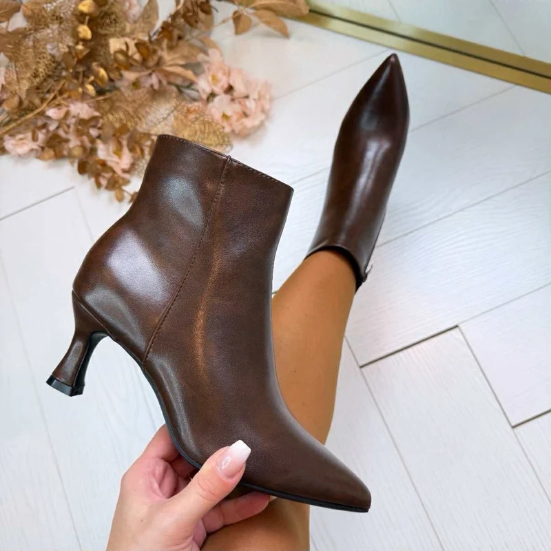OLIVIA HAKLAARSJE DES658 - BROWN/PU