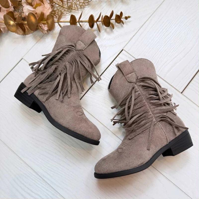 *KIDS* FRINGE LAARSJE 5889 - TAUPE