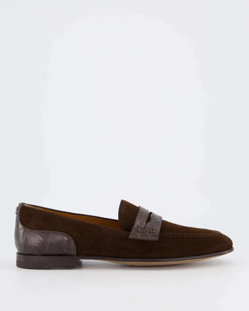 Heren DG Croco / Suede Loafers