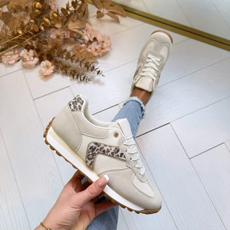*SALE* WAVE SNEAKER 8-288 - BEIGE
