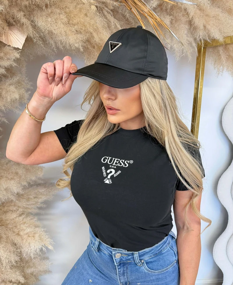 GUESS BASIC BASEBALL CAP AW5396POL01 - BLACK