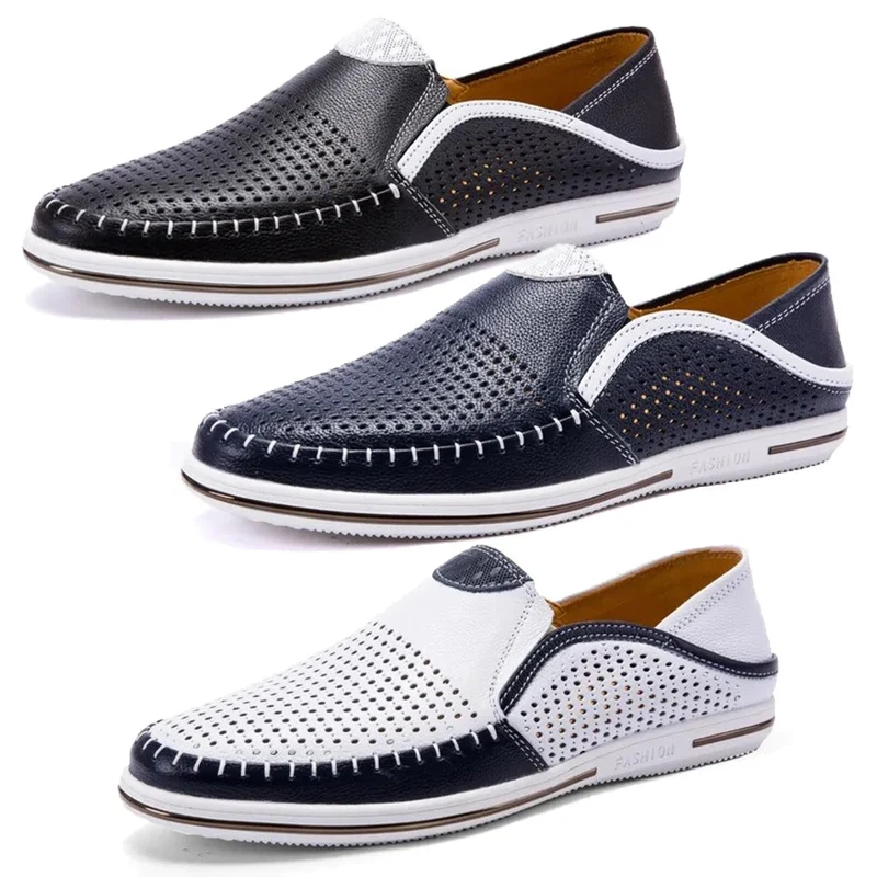 Herenschoenen zwart en wit