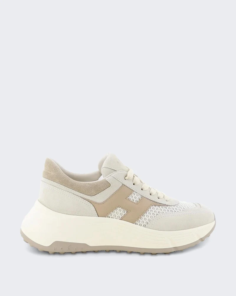 Hogan Dames H669 Allacciato H Tessuto sneakers