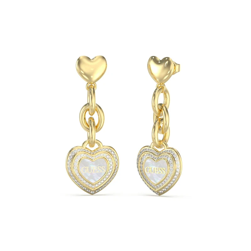 GUESS HEART EARRING JUBE04024JWYGWHT