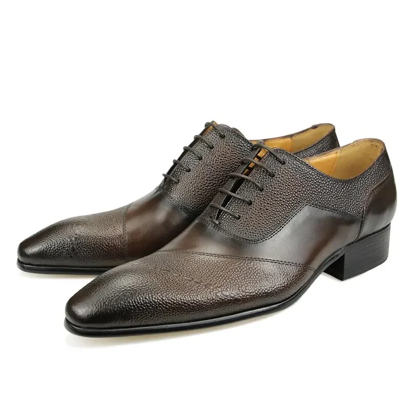 Leren Oxford-schoenen