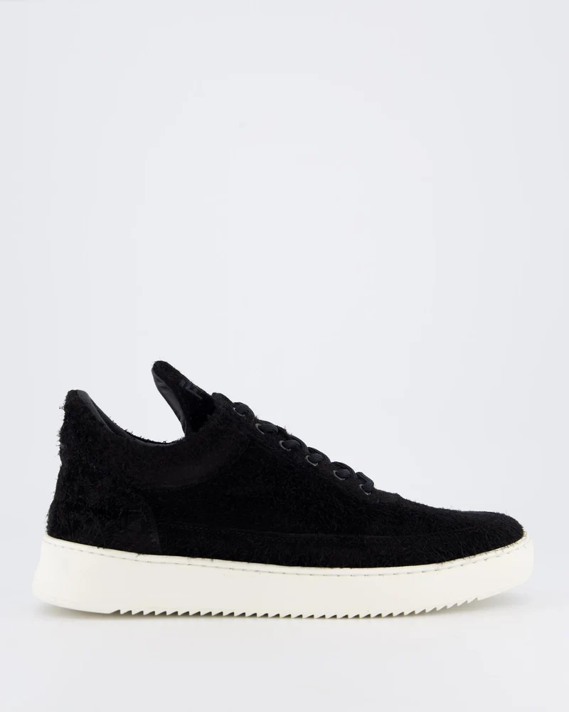 Filling Pieces Heren Fuzz Sneaker Zwart