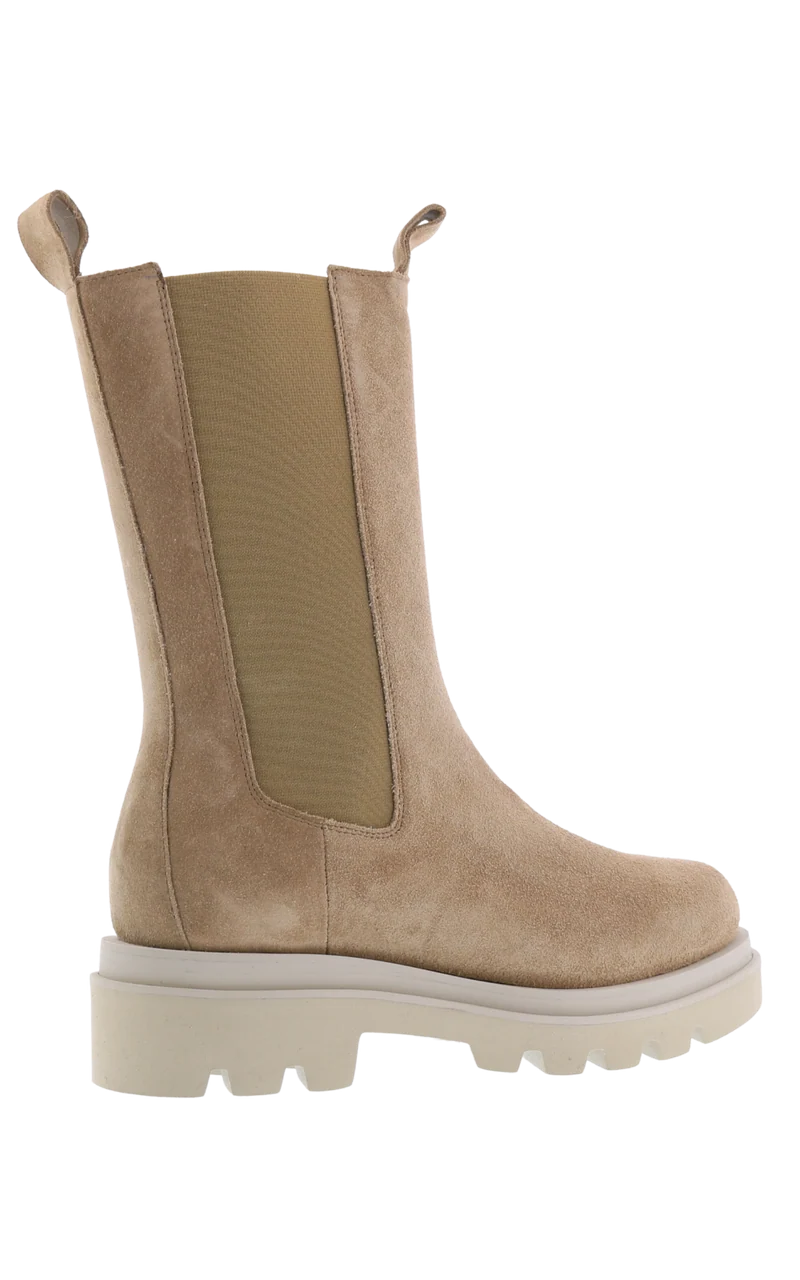 Toral Dames Bloque Beige High Chelsea enkellaarsjes