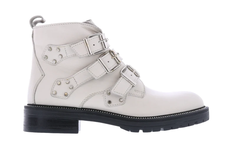 Paris Punk Dames Biker Studs with strap enkellaarsjes