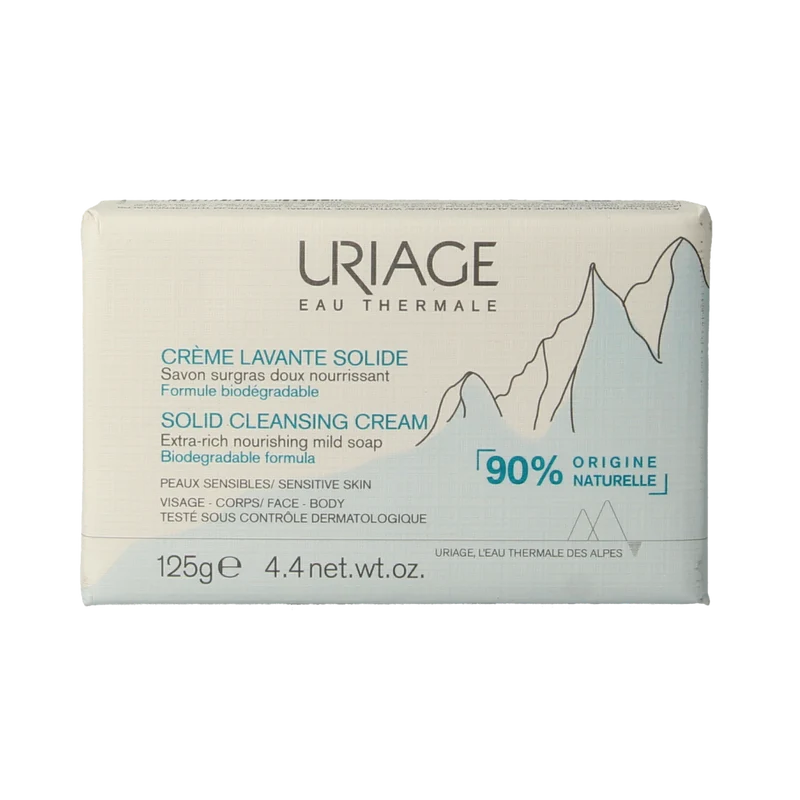 Uriage Thermaal water creme lavante solide 125.00 Gram