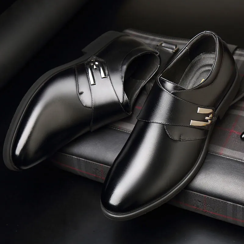Herenkledingschoenen Zakelijke formele leren schoenen