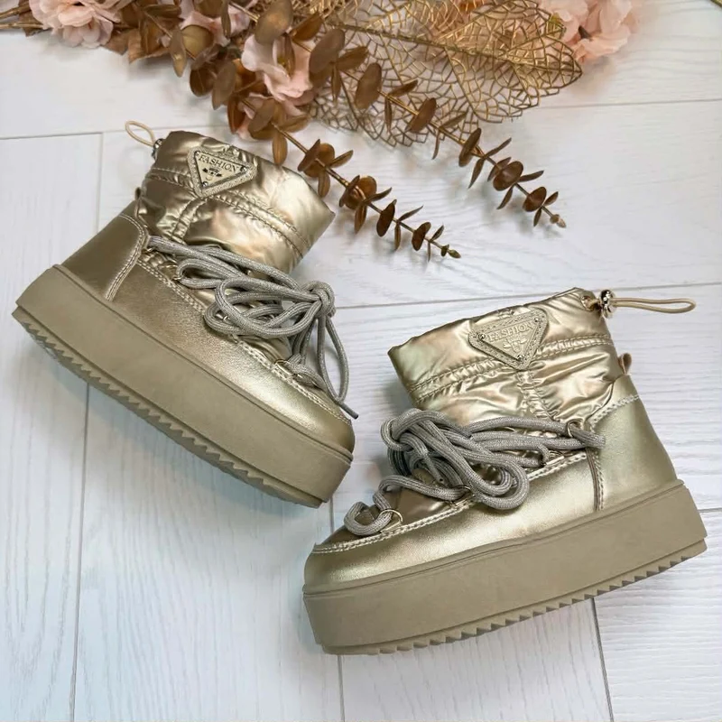 *KIDS* SNOWBOOT GOLD