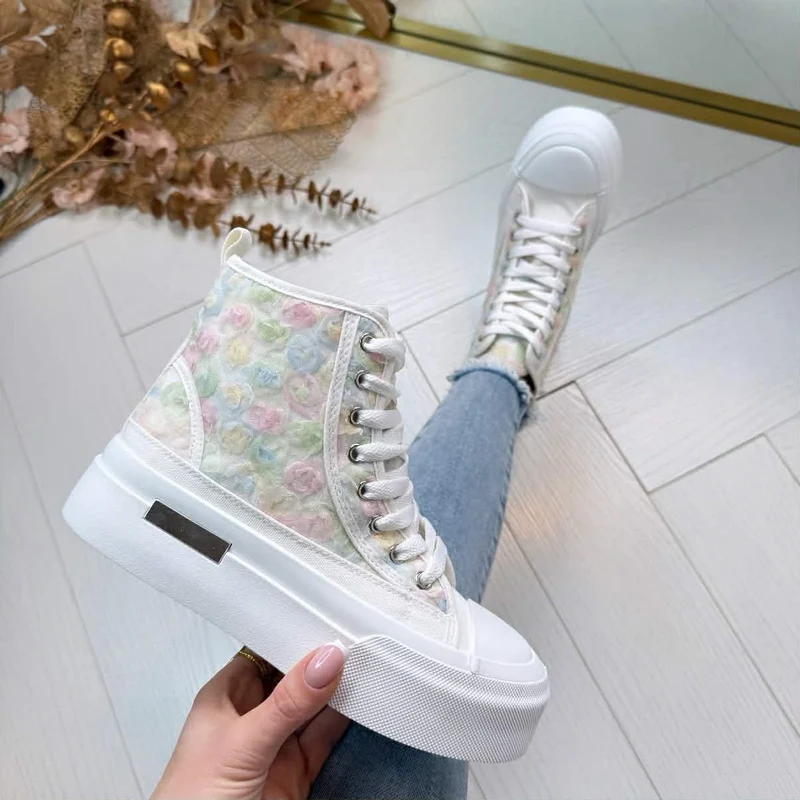*SALE* HIGH ROSE SNEAKER LS-695 - MULTI