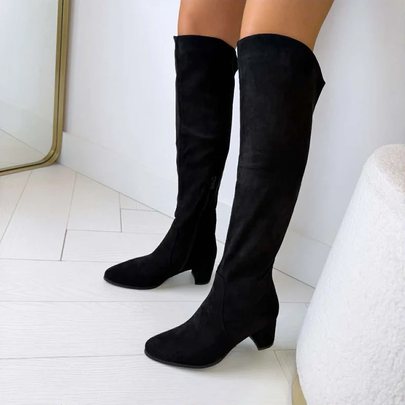 SOPHIE SUEDINE LAARS DES8038 - BLACK/SUE
