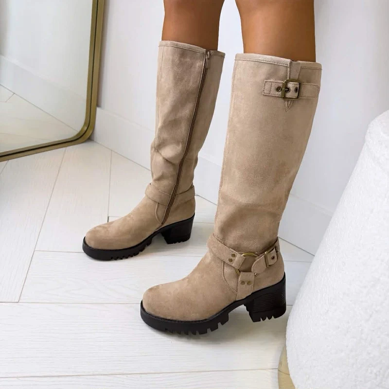 DETAIL LAARS MET HAK DES809 - KHAKI/SUE