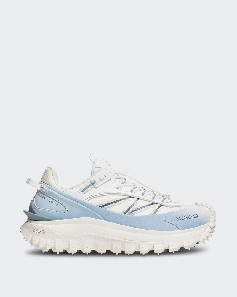 Moncler Heren Trailgrip Sneaker Wit/Blauw
