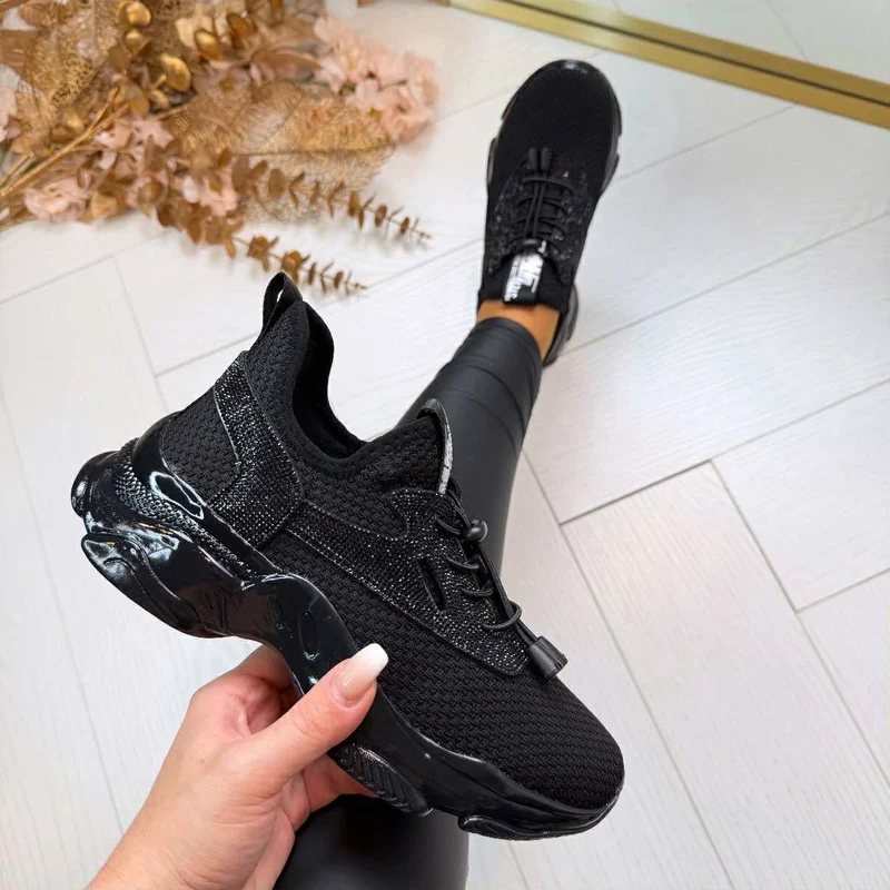 *SALE* STEVE MADDEN SNEAKER MATCH-RE 4874 - BLACK