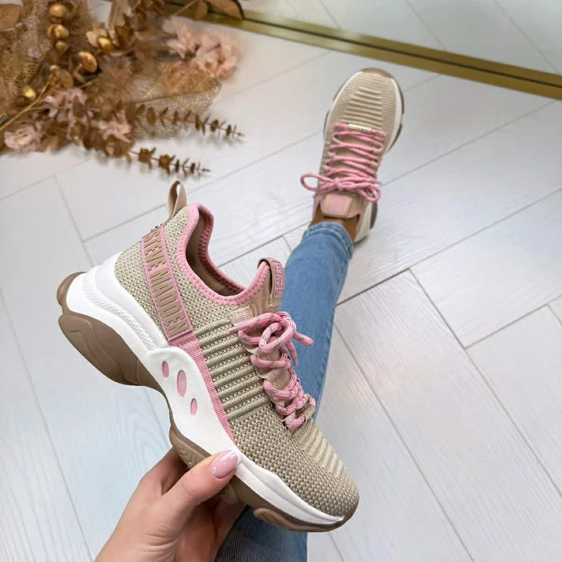 STEVE MADDEN SNEAKER MAC-E 0019 - BLUSH/SAND