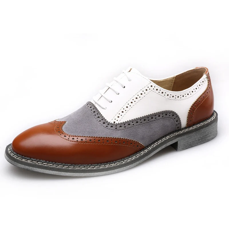 Heren brogue leren geklede schoenen - Klassieke zakelijke casual stijl Australië