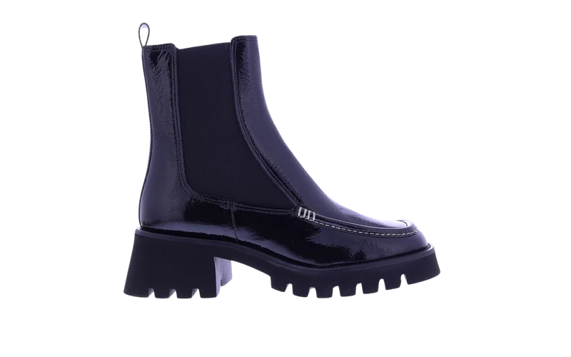 Pons Quintana Dames Chelsea patent spiegel enkellaarsjes