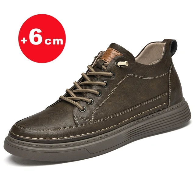 Echt leer Hoogteverhoging Heren Sneakers Sportschoenen