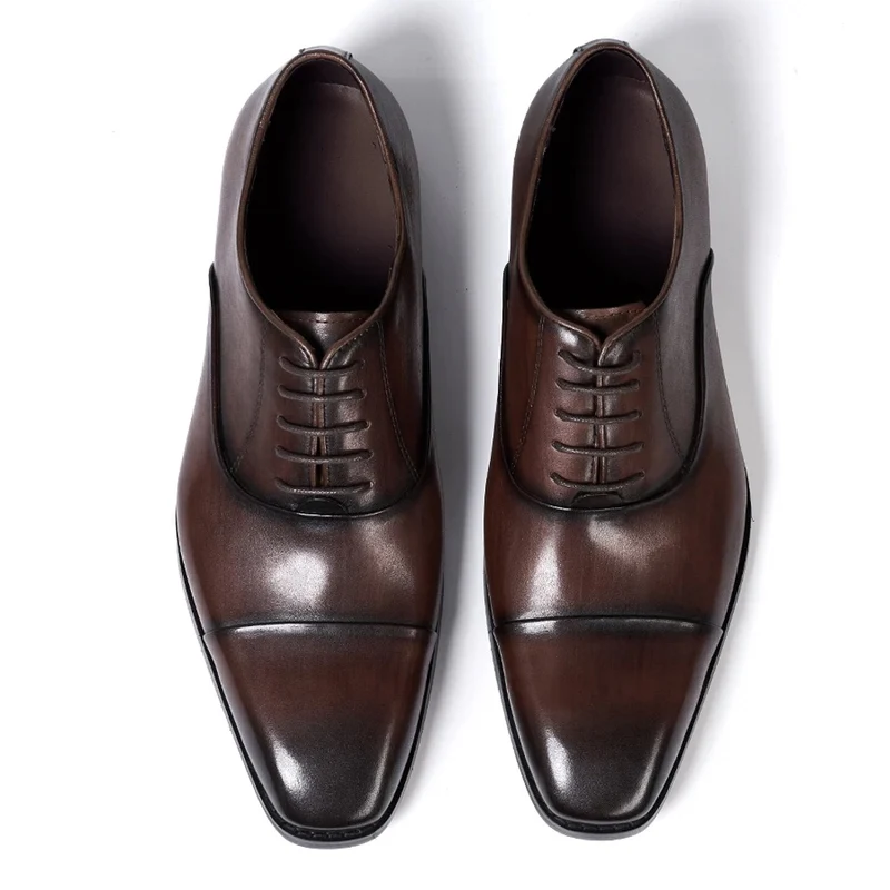 Luxe kantoorschoenen van echt leer, formele kledingschoenen