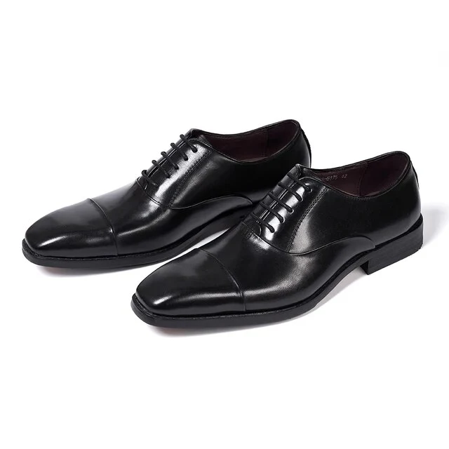 Luxe kantoorschoenen van echt leer, formele kledingschoenen