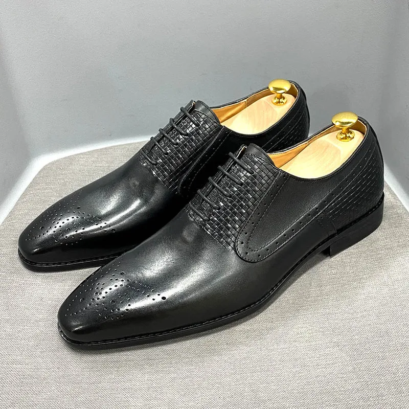 Clark-kledingschoenen formele herenschoenen met veters zwart groen