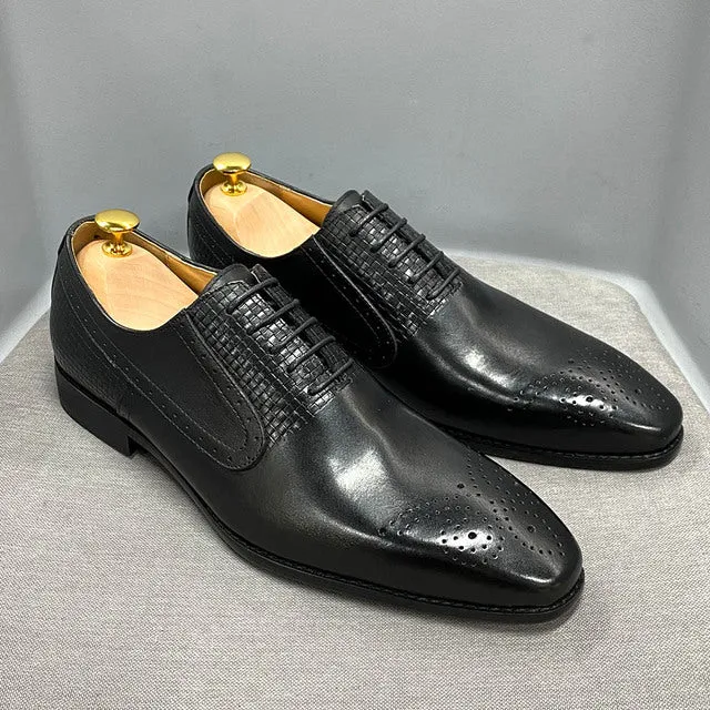 Clark-kledingschoenen formele herenschoenen met veters zwart groen