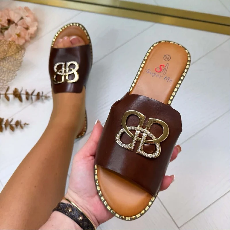 *SALE* BIBI SLIPPER CH017 - BROWN
