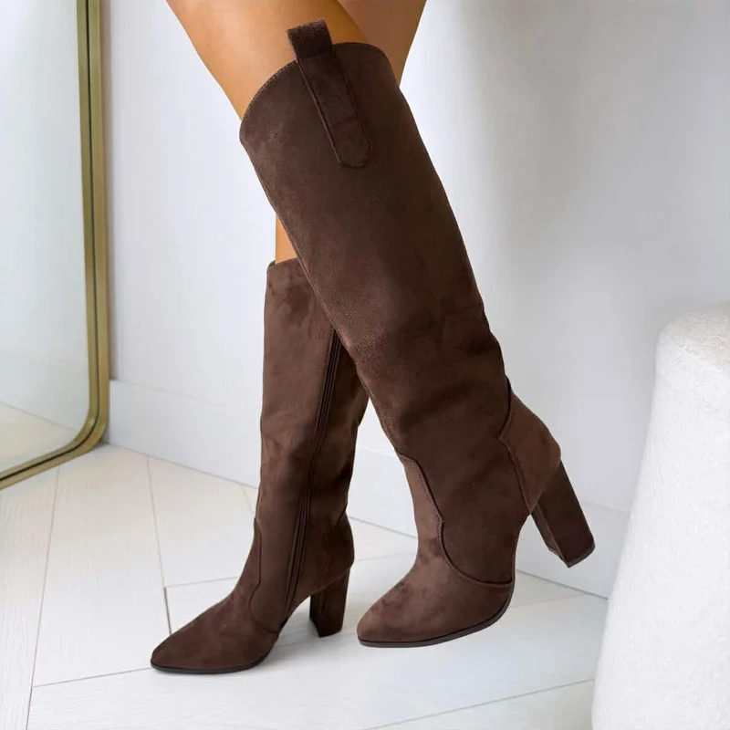 SUEDINE LAARS 6010-A203 - BROWN/SUE