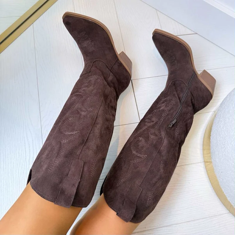 *SALE* NIKKI COWBOY LAARS 2557A - BROWN