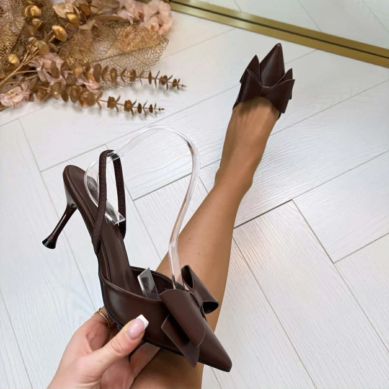 *SALE* SANNE HEEL 100-478 - BROWN