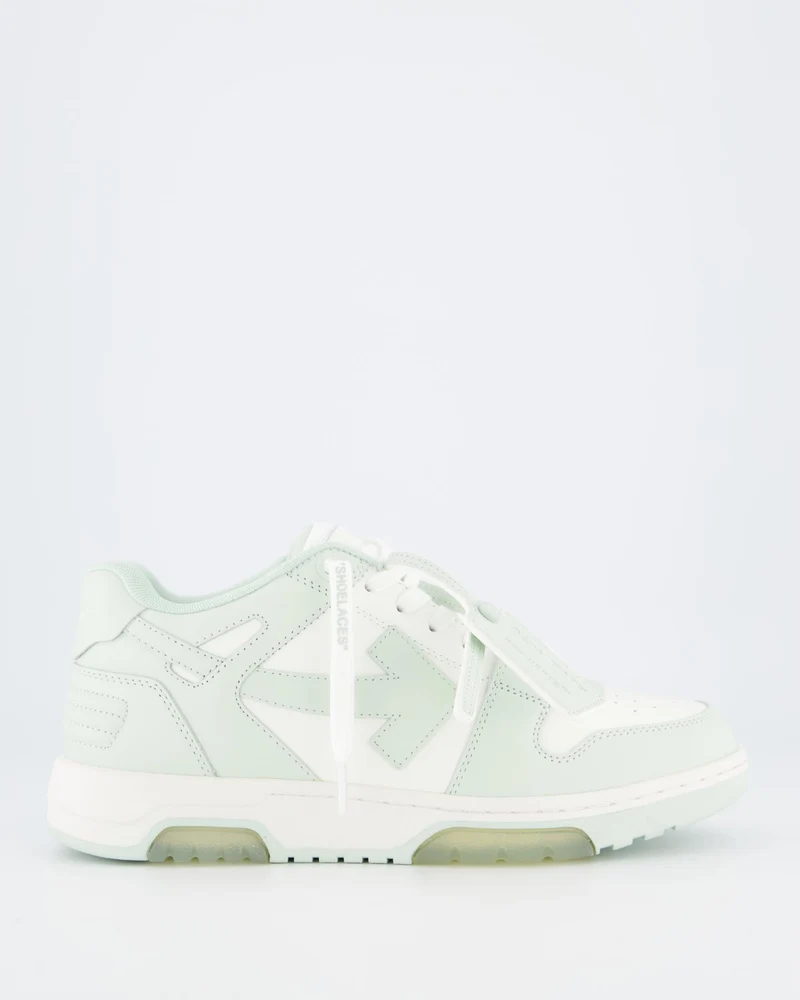 OFF WHITE Heren Out Of Office Sneaker Wit/Mint