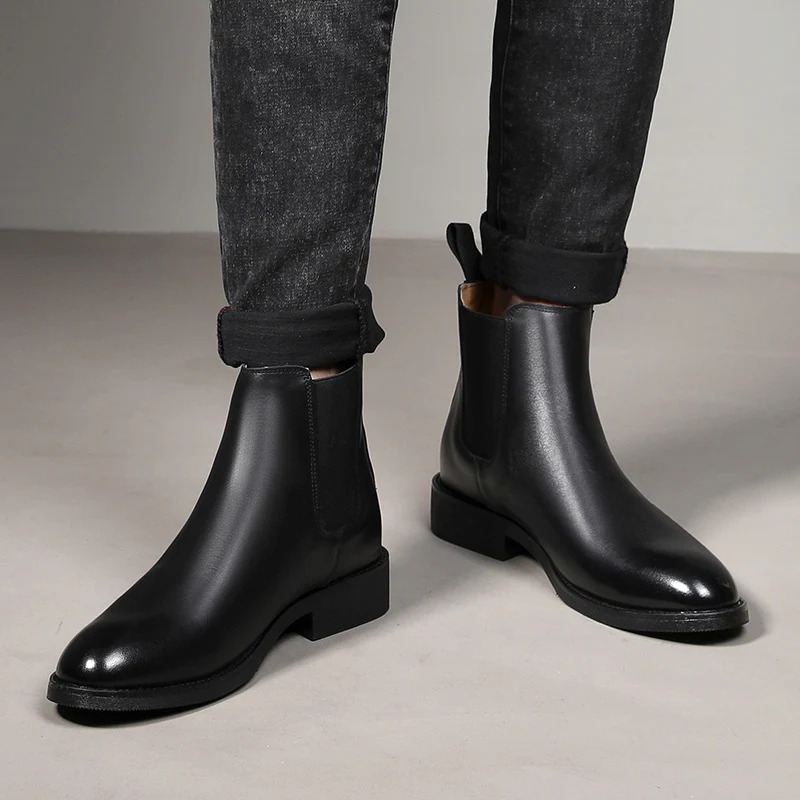 Elegante Chelsea Boots lederen herenschoenen