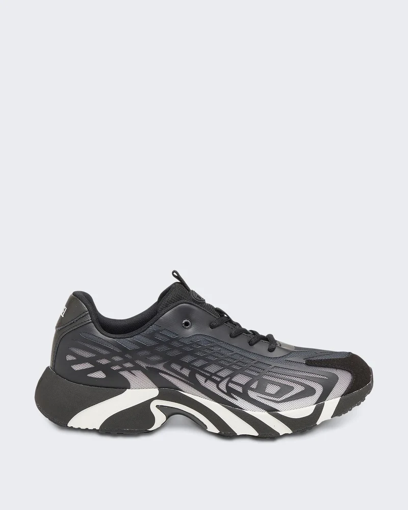 Diesel Dames D-Mile Sneaker Zwart/Wit