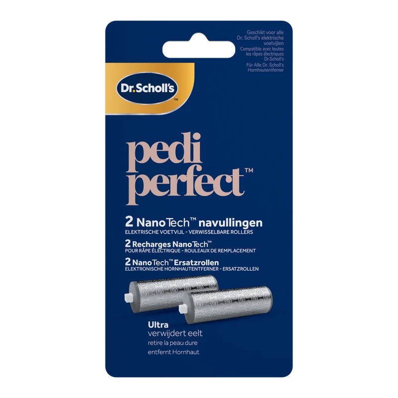 Dr. Scholl's Pedi perfect elektrische voetvijl navulrollers 2.00 Stuks