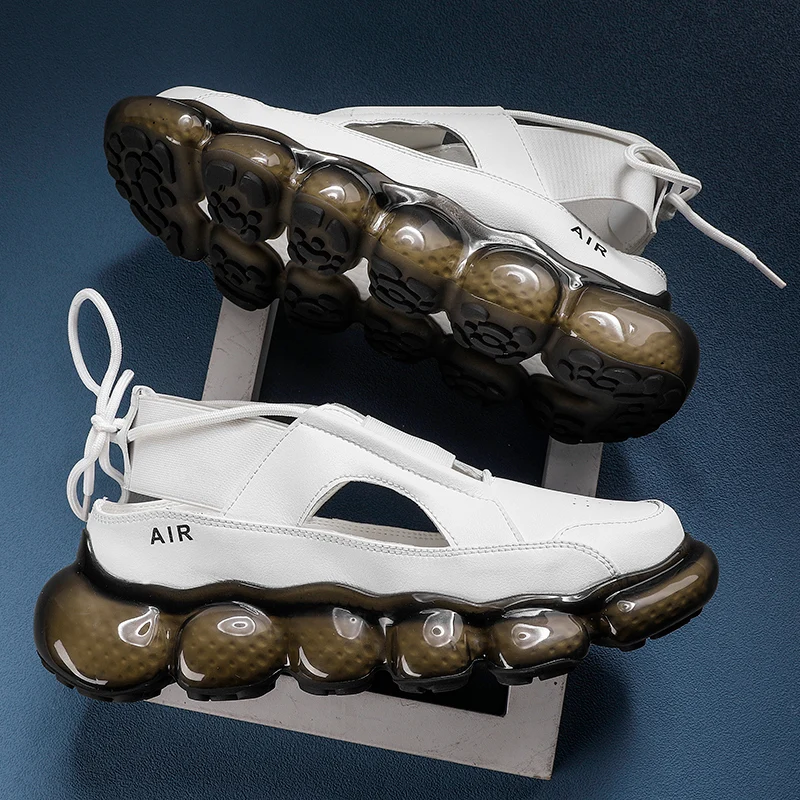 Trendy herensandalen, ademende vrijetijdsschoenen