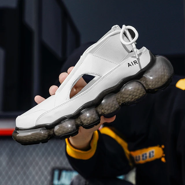 Trendy herensandalen, ademende vrijetijdsschoenen