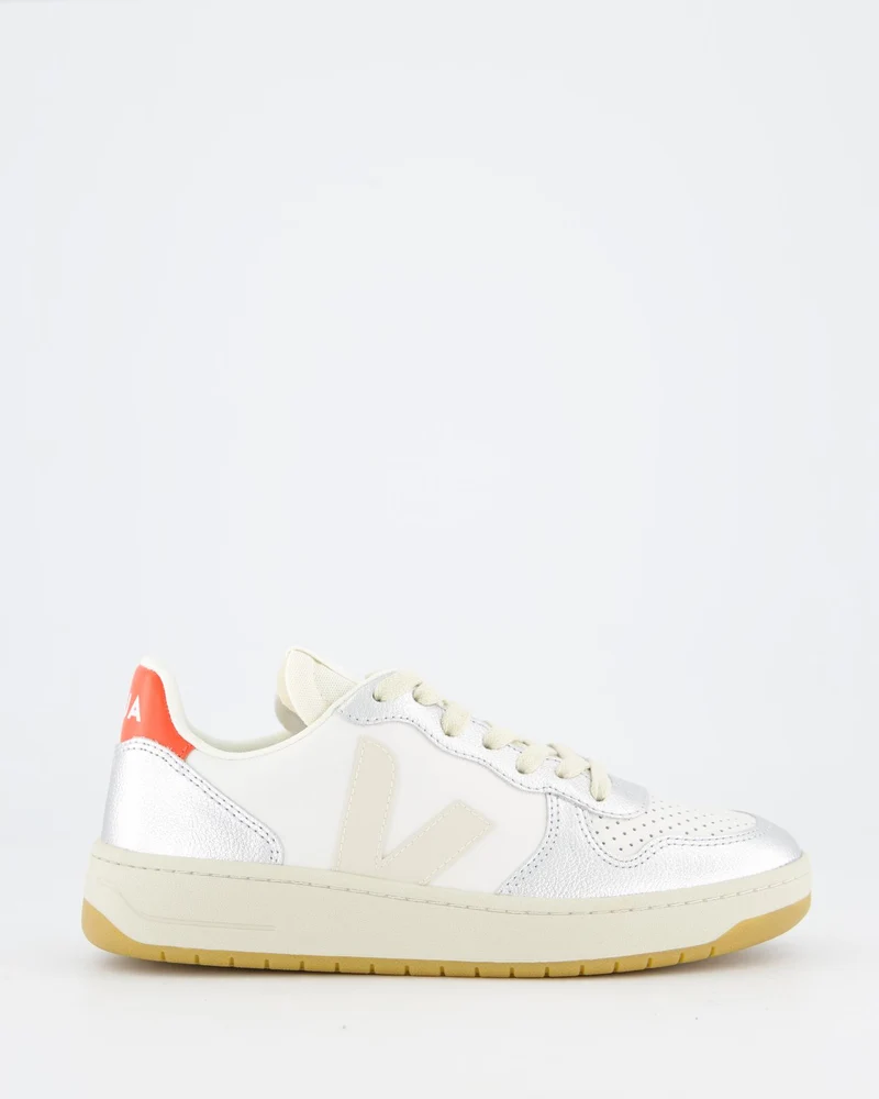 Dames V-10 Prime Leather Sneaker Wit