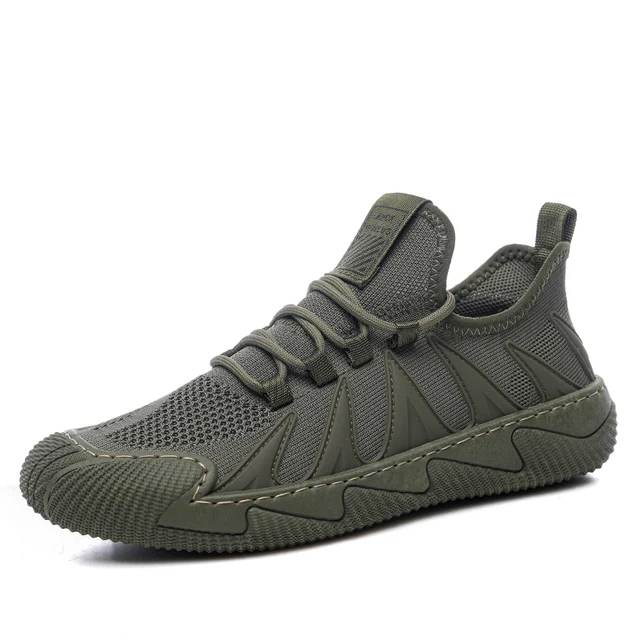 Mesh heren hardloopschoenen Outdoor ademende heren wandelschoenen
