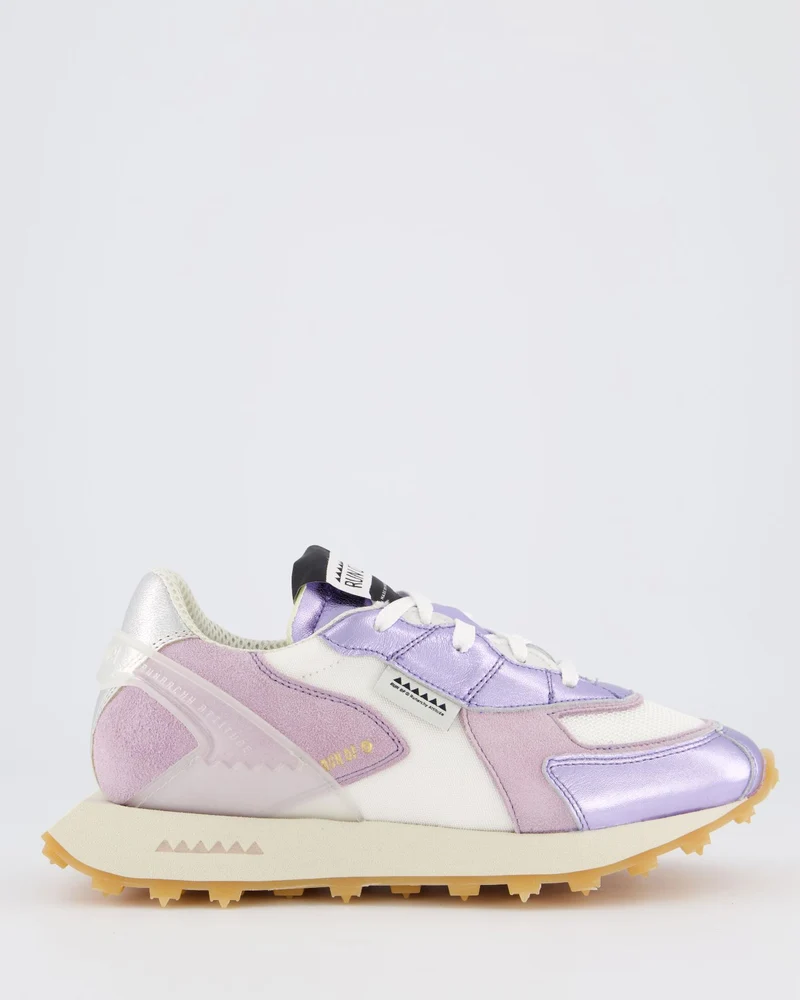 Dames Mango Sneaker Paars/Metal