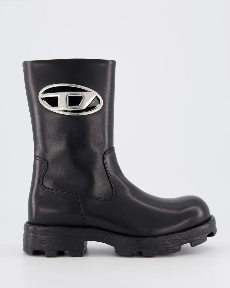 Dames Hammer Biker Boot Zwart