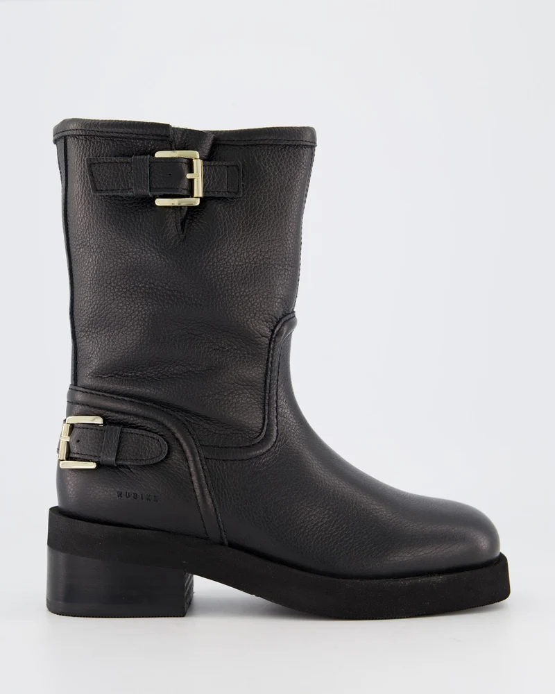 Dames Eve Leva Fur Boot Zwart