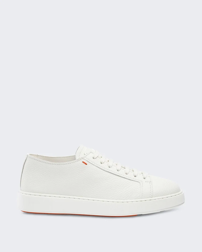 Santoni Heren Biking Sneaker Wit