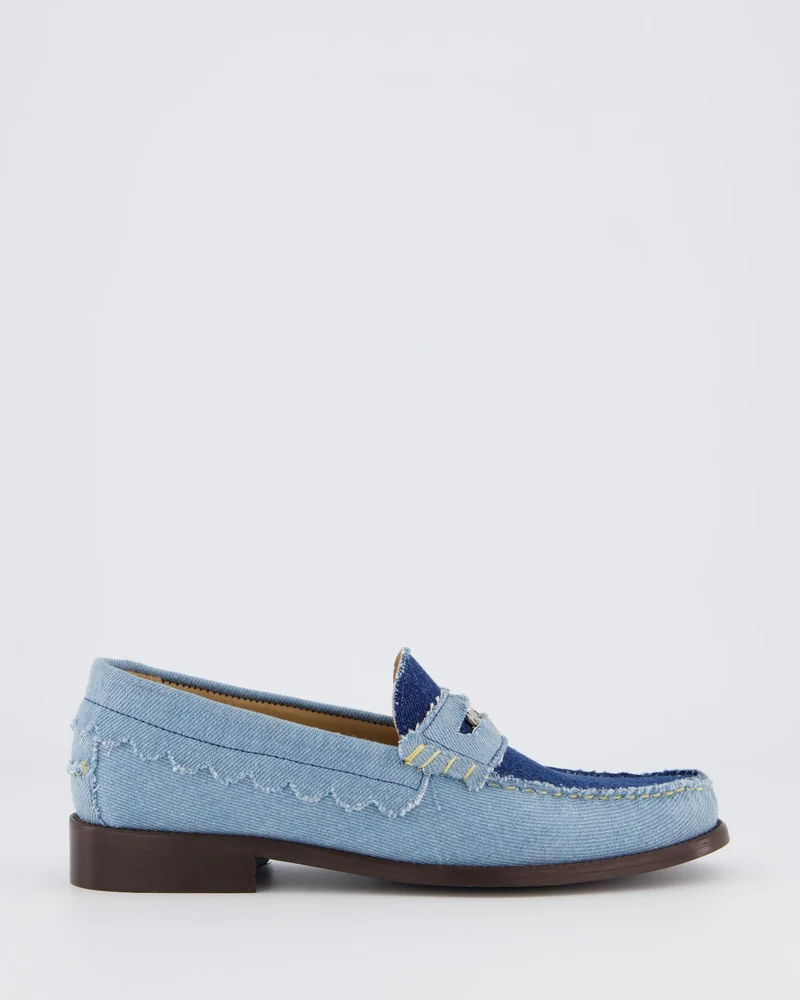 Toral Dames Coin Loafer Blauw/Jeans
