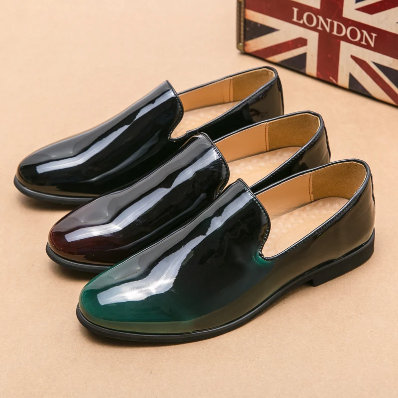 Lakleren schoenen