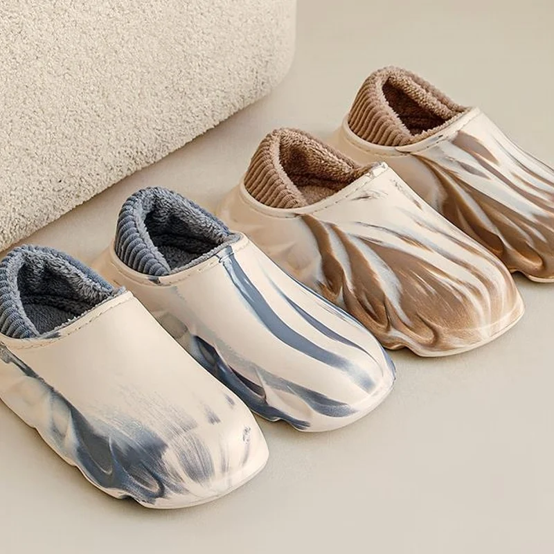 Koppels Winterpantoffels Sandalen Warme Eva-schoenen Waterdicht