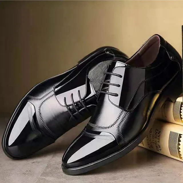 Heren Geklede Schoenen Aankomst Veterschoenen Verhoogde Schoenen