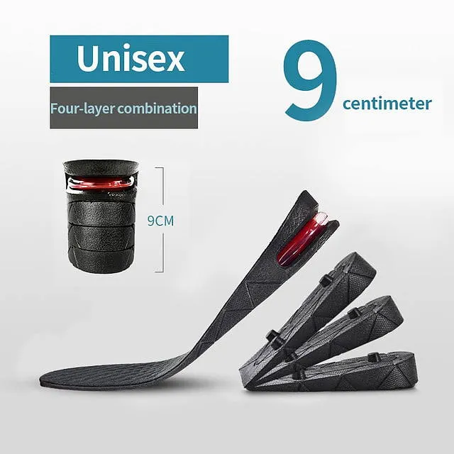Onzichtbare hoogteverhogende inlegzolen 3 5 7 9 cm