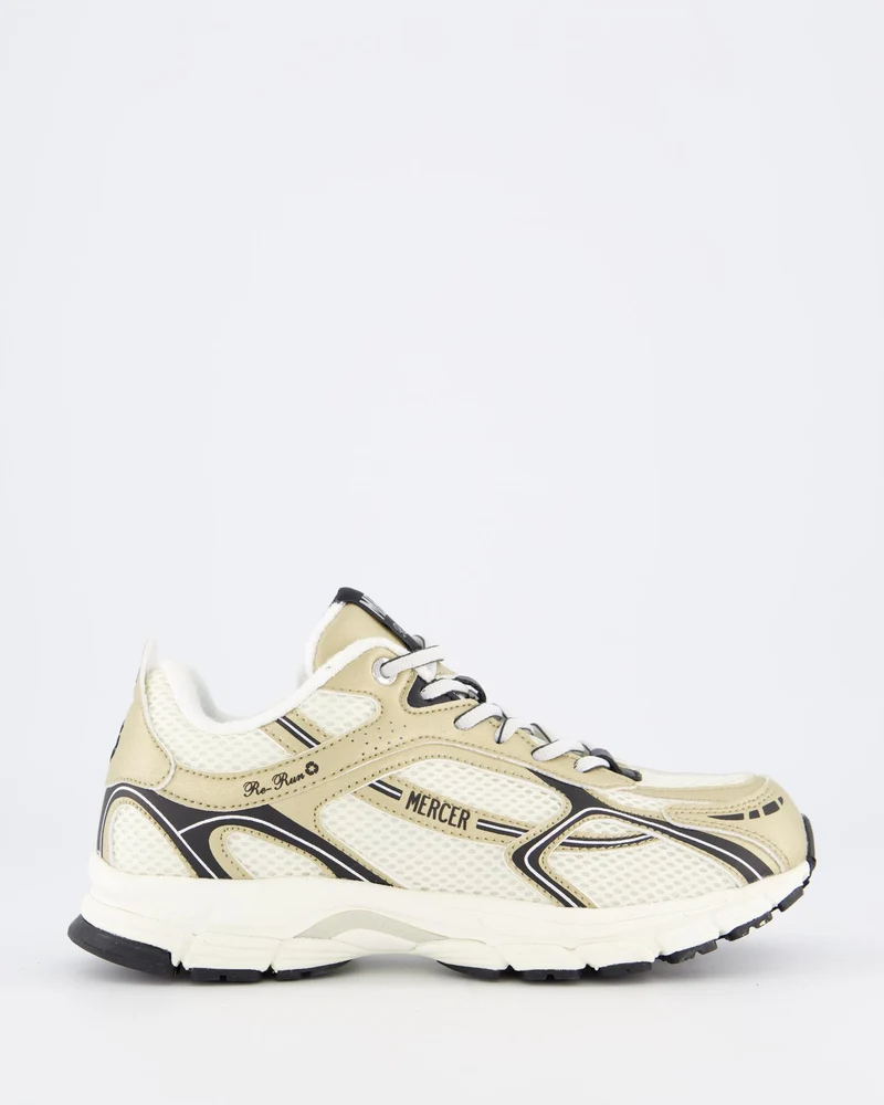 Mercer Dames The Re-Run Speed Wit/Goud sneakers